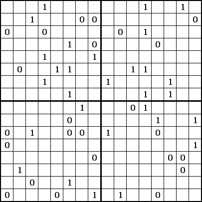 4x8x8 multi binaire puzzel